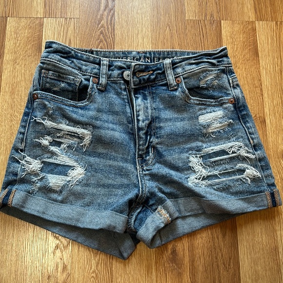 American Eagle Outfitters Pants - AE Stretch Distressed Jean Shorts